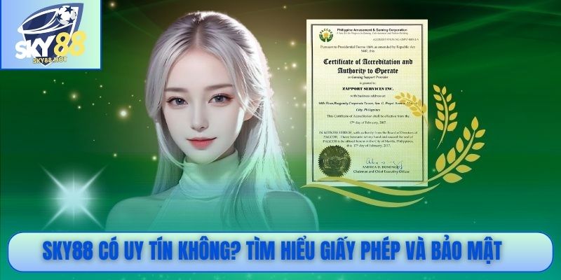 SKY88 Có Uy Tín Không? Giải Mã Chất Lượng & Mức Độ An Toàn 2 SKY88 có uy tín không? Tìm hiểu giấy phép và bảo mật